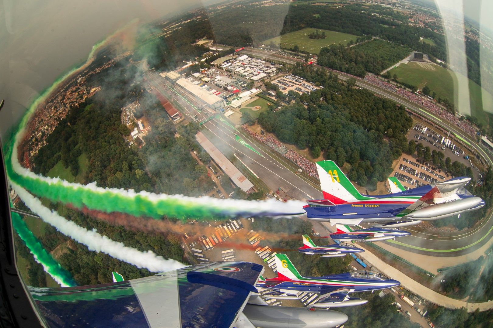 Frecce Tricolori al Gran Premio di Monza